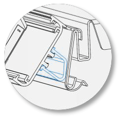 Заглушка рельсы, схема